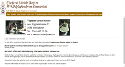 Desktop Screenshot of kohler-keramik.ch